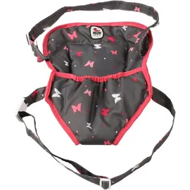 Bayer Chic 2000 Puppentrage Puppen-Tragegurt Butterfly Koralle 782-47