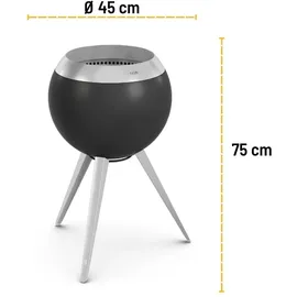 höfats MOON 45 Feuerschale mit hohem Fuß