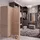 Relaxdays Paravent, 4-teilig, Faltbarer Raumtrenner, H x B: 170 x 160 cm, Bambus, Wohnzimmer, Trennwand innen, Natur