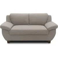 DOMO. collection Panama 2 Sitzer, Sofa, 2er Couch, Garnitur, 3-2-1, Taupe, 159 cm