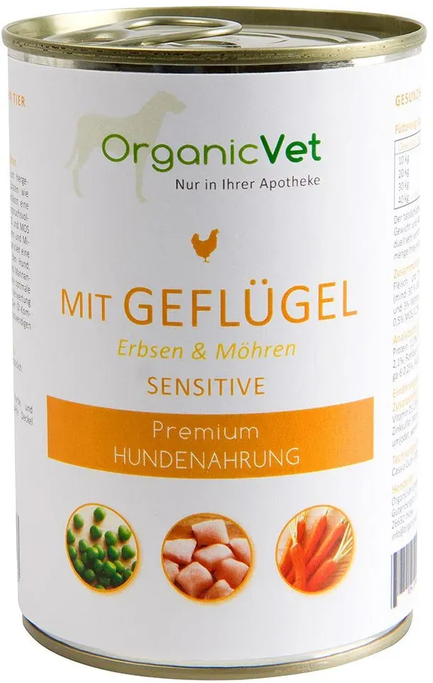 OrganicVet Hund Sensitive Geflügel