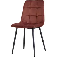 Hti-Living Stuhl Mesa Velvet Braun