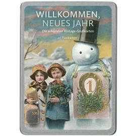 paper moon grand galleries gmbh Willkommen, neues Jahr Postkarten VE 20