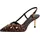 TAMARIS Damen Sling Pump mit Stilettoabsatz, braun, 38 EU