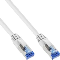 InLine Patchkabel, S/FTP (PiMf), Cat.6A, halogenfrei, weiß, 20m