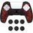PlayVital Samurai Prajna-Rot Controller für PlayStation 5