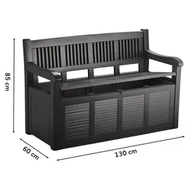 Jelenia Plast Salzburg 130 x 60 x 85 cm Anthrazit