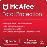 McAfee Total Protection 10 Geräte 1 Jahr ESD DE Win Android iOS