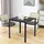 Homcom Esszimmertisch 75 x 75 x 75 cm schwarz