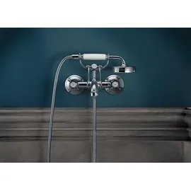 Hansgrohe AXOR Montreux 2-Griff-Wannenarmatur Aufputz, 16540310