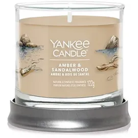 Yankee Candle Amber & Sandalwood Duftkerze 122 g braun