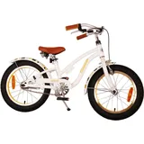 Volare Kinderfahrrad Miracle Cruiser für Mädchen 16 Zoll Kinderrad in Weiß