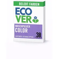 Ecover Color Waschpulver, Waschmittel, Duftrichtung: Frischer Lavendel & Eukalyptus, 1 x 38 Waschgänge, 1 x 1.9 kg