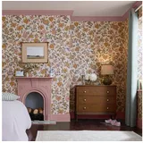 Joules Vliestapete Scot Floral, glatt, Motiv, (1 St), Design Tapeten bunt