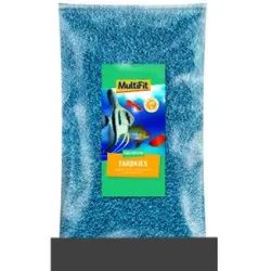 MultiFit Farbkies 2-3mm 5Kg azurblau