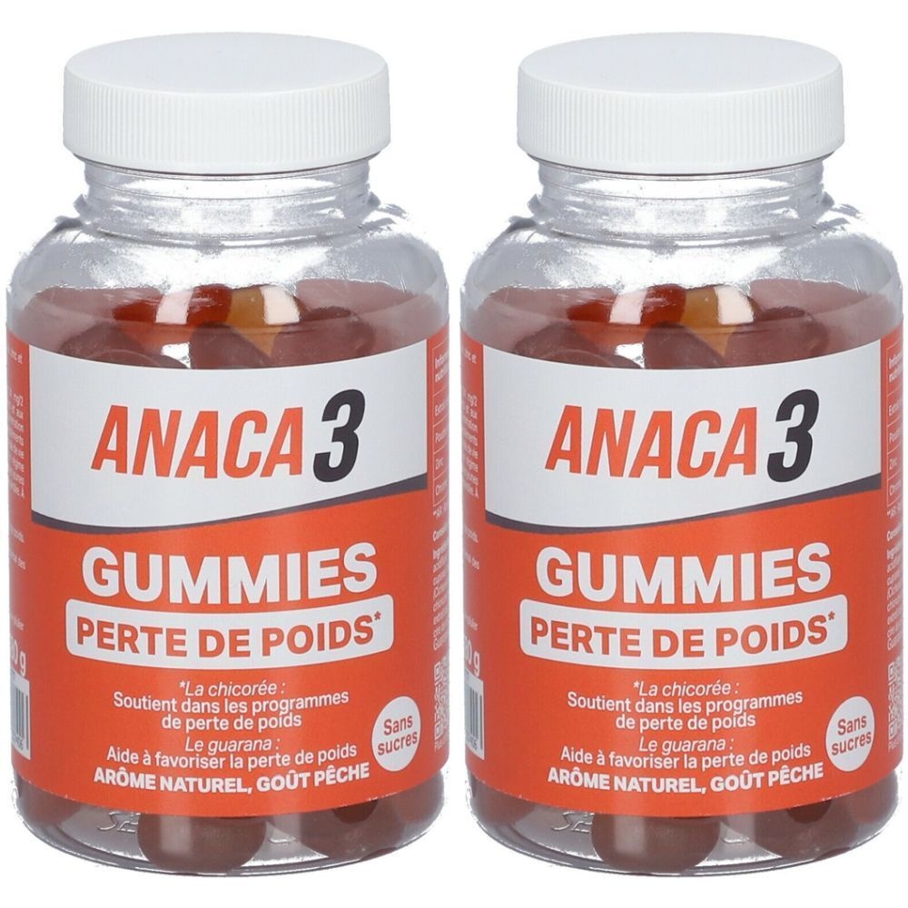 ANACA3 Gummies Perte de Poids 2x60 pc(s)