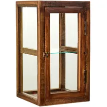 ib laursen Glasvitrine UNIKA 28 x 28 x 50 cm Braun