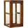 ib laursen Glasvitrine UNIKA 28 x 28 x 50 cm Braun