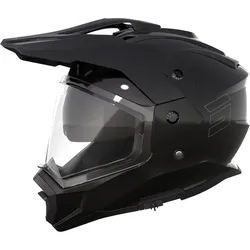 Shot Trek Solid Motocross Helm, schwarz, Größe L für Männer