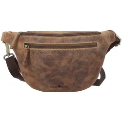 Greenburry Vintage Gürteltasche Leder 22 cm brown