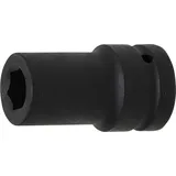 BGS 5500-21 | Kraft-Steckschlüssel-Einsatz Sechskant, tief | 25 mm (1") SW 21 mm
