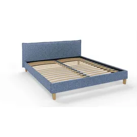 s-style möbel Polsterbett 180 x 200 cm Blau