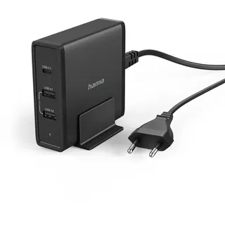 Hama Universal-USB-C-Ladestation, 3 Ports, Power Delivery (PD), 5-20V/65W