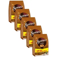 Senseo Kaffee Pads Strong stark kräftig 240 Getränke Kaffeepads XXL Pack, (Packung, 5er Pack)