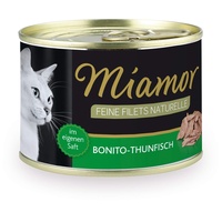 Miamor Feine Filets Naturell Bonito-Thunfisch 12x156g