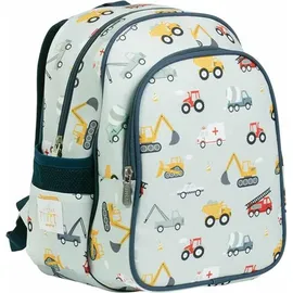 A Little Lovely Company Backpack vehicles - - Blau