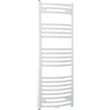 SANOTECHNIK Badheizkörper Bari 1188 x 600 mm 496 W weiß Mittelventil
