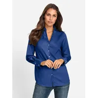 Heine Rüschenbluse in royalblau | Gr.: 50