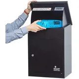 Smart Parcel Box schwarz inkl. Zeitungsfach