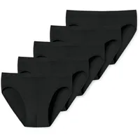 SCHIESSER Slip schwarz XL 5er Pack