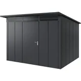 hörmann stauraumsysteme Juno Gerätehaus 3,10 x 2,62 m Anthrazitgrau
