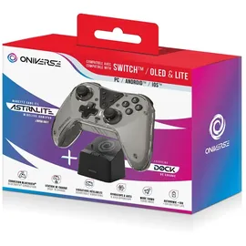 oniverse Astralite Controller Wireless Smoked Black Nintendo Switch