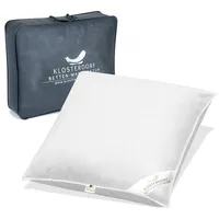 Klosterdorf Betten Manufaktur Premium Dreikammer Kopfkissen 80 x 80 cm Weiß