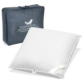 Klosterdorf Betten Manufaktur Premium Dreikammer Kopfkissen 80 x 80 cm Weiß