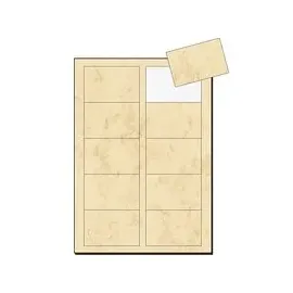 Sigel Visitenkarten DP744 satiniert beige 225 g/qm,