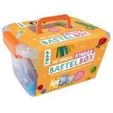 Frechverlag Die große Kinderbastelbox. Inkl. 3 Bastelbücher zum Downloaden. Mit Material und Anleitungen für lustige Bastelprojekte