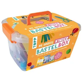 Frechverlag Die große Kinderbastelbox. Inkl. 3 Bastelbücher zum Downloaden. Mit Material und Anleitungen für lustige Bastelprojekte
