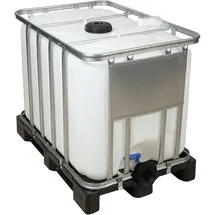 potermic floraworld Wassertank IBC Tank ECOLINE 600 l NON UN auf Kunststoff-Palette
