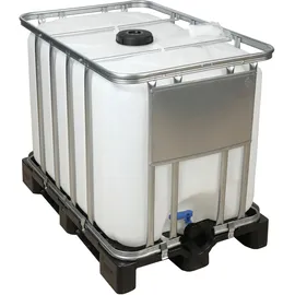 potermic floraworld Wassertank IBC Tank ECOLINE 600 l NON UN auf Kunststoff-Palette