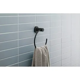 Duravit D-Code Handtuchring Schwarz Matt 0099214600