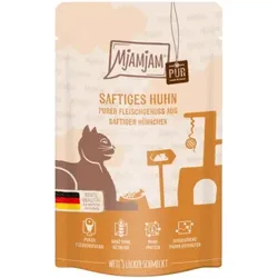 Katzen - Nassfutter MJAMJAM Cat Adult Huhn pur, 125 g