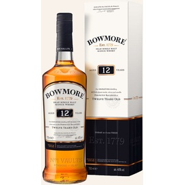 Bowmore 12 Years Old Islay Single Malt Scotch 40% vol 0,7 l Geschenkbox
