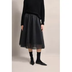 Jerseyrock BUGATTI, Damen, Gr. 38, schwarz, 100% Polyester, Röcke, mit elastischen Bündchen