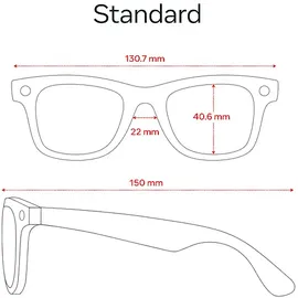 ray-ban meta META Ray-Ban Meta Wayfarer (Gen 2) – Schwarz matt, Gläser: Transitions® Grau AI Glasses