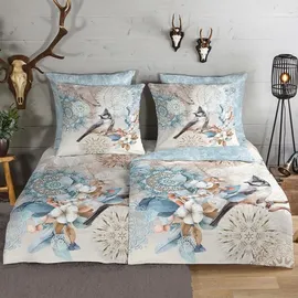 Muller Textiles hip Flanell Bettwäsche Frior Multi 135x200+80x80 cm