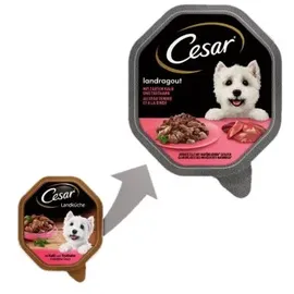 Cesar Landküche Kalb & Truthahn 14 x 150 g